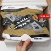 Vegas Golden Knights NHL Premium Jordan 4 Sneaker Personalized Name Shoes JD4672
