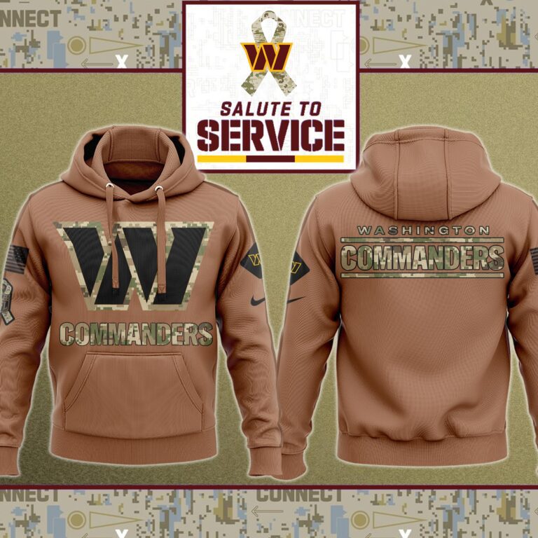 Washington-Commanders-NFL-Salute-To-Service-2023-Veteran-New-Logo-3D-Hoodie-HSL1096 Washington Commanders NFL Salute To Service 2023 Veteran New Logo 3D Hoodie HSL1096