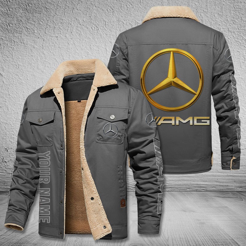 AMG-Cars-Logo-Personalized-Fleece-Cargo-Jacket-Winter-Jacket-FCJ1003-2