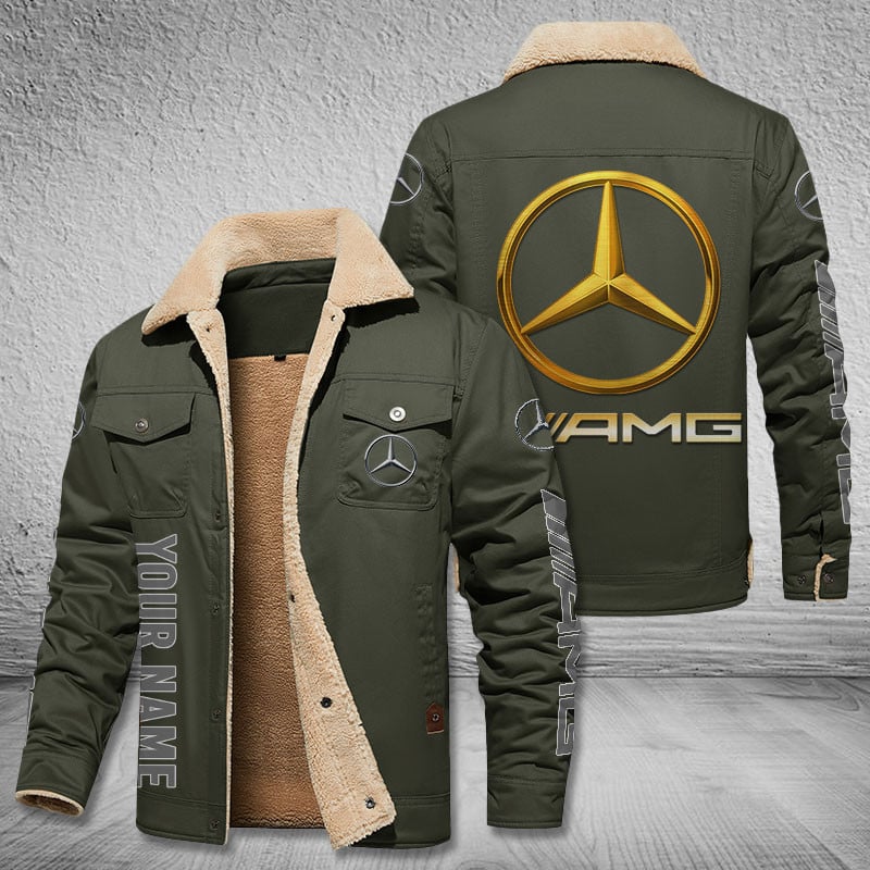AMG-Cars-Logo-Personalized-Fleece-Cargo-Jacket-Winter-Jacket-FCJ1003-4