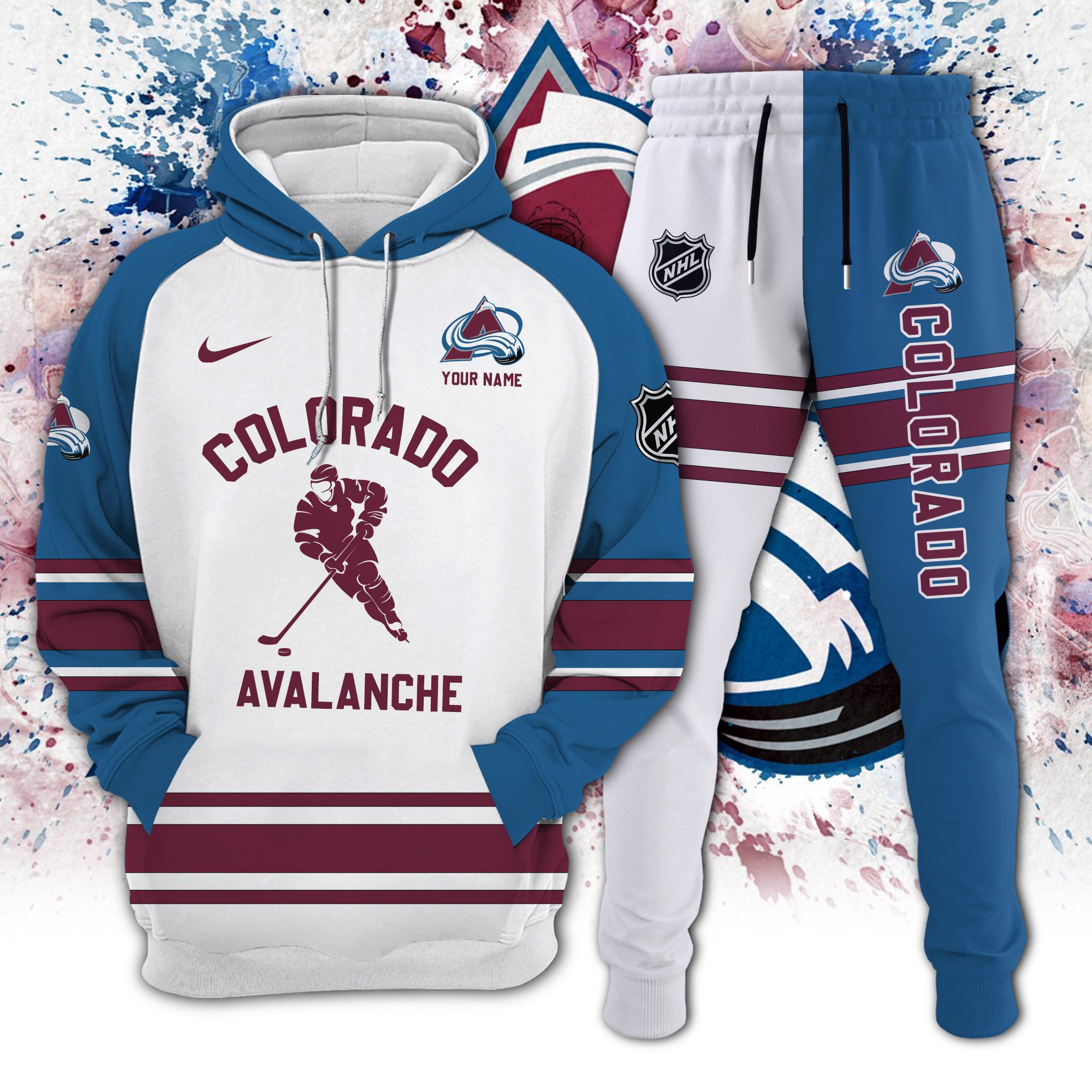 Colorado-Avalanche-Combo-Hoodie-Long-Pants-Set-Edition-3D-CHJ1607 Colorado Avalanche Combo Hoodie Long Pants Set Edition 3D CHJ1607