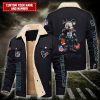 Houston Texans NFL Mickey Style Personalized Fleece Cargo Jacket Winter Jacket FCJ1395