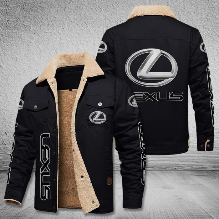 Lexus Fleece Cargo Jacket Winter Jacket For Car Lover 2023 Collection FCJ1067