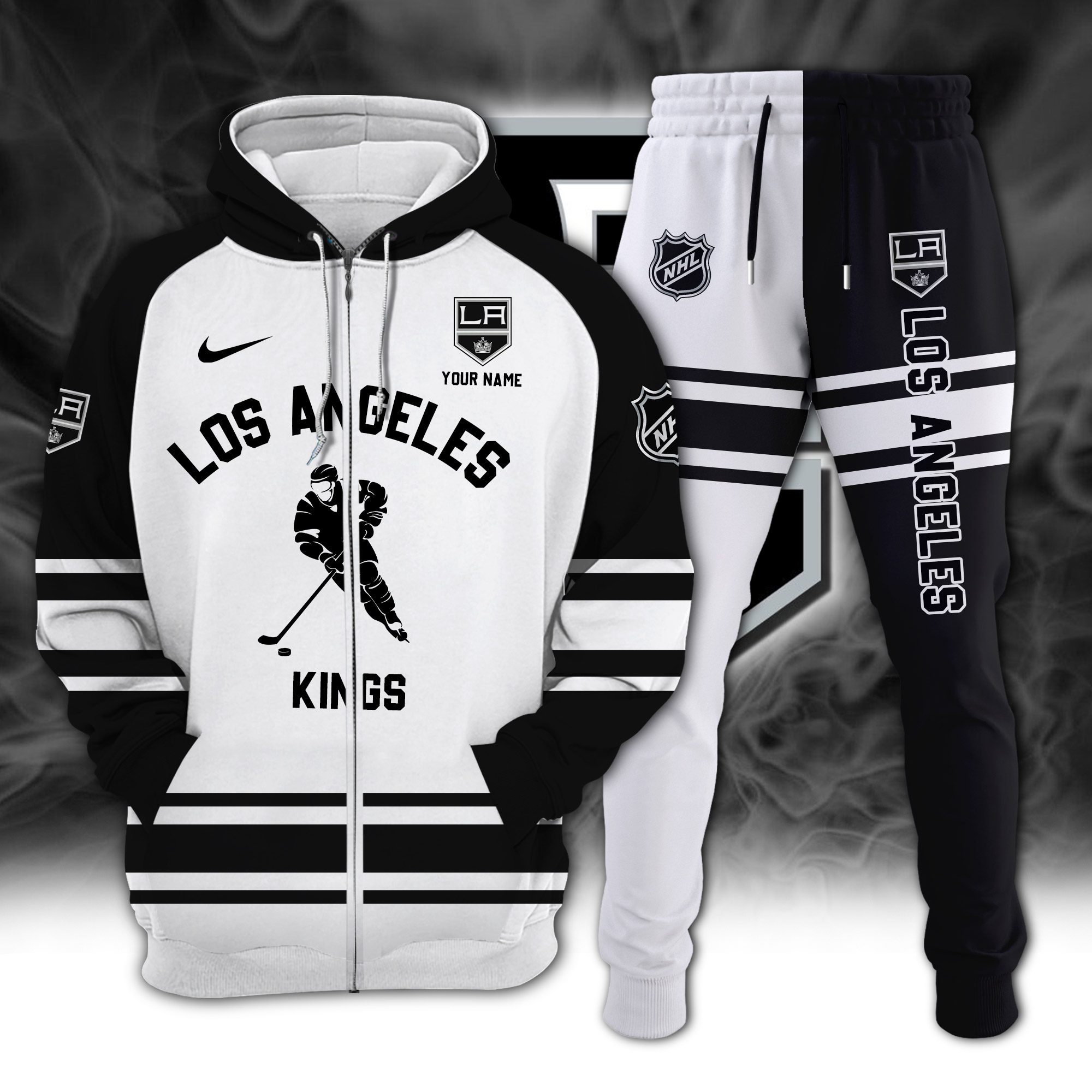 Los-Angeles-Kings-Combo-Hoodie-Long-Pants-Set-Edition-3D-CHJ1613-1