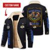 Los Angeles Rams NFL Fan Now And Forever Persoanlized Fleece Cargo Jacket Winter Jacket FCJ1337