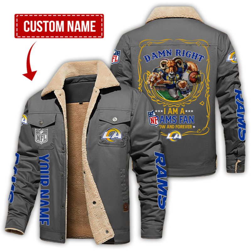Los-Angeles-Rams-NFL-Fan-Now-And-Forever-Persoanlized-Fleece-Cargo-Jacket-Winter-Jacket-FCJ1337-2