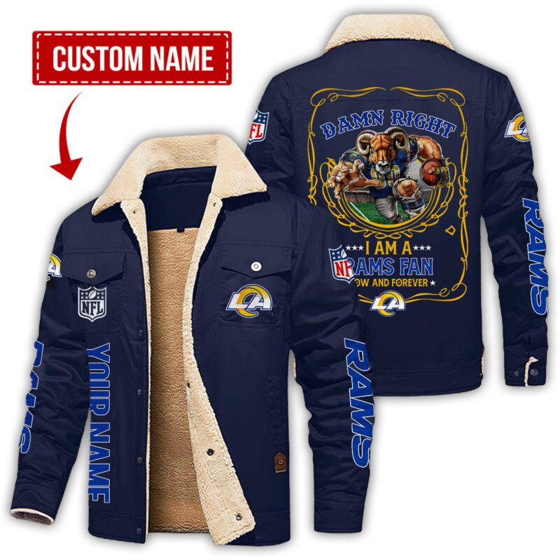 Los-Angeles-Rams-NFL-Fan-Now-And-Forever-Persoanlized-Fleece-Cargo-Jacket-Winter-Jacket-FCJ1337-3