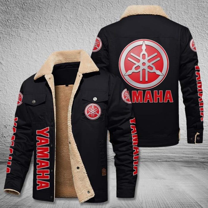 Yamaha Fleece Cargo Jacket Winter Jacket For Car Lover 2023 Collection FCJ1092