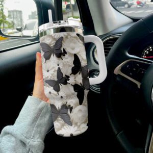 Butterfly Shineful Stanley Tumbler 40oz Black STT1325