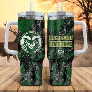 Colorado State Rams NCAA Hunting Personalized Stanley Tumbler 40oz STT1014