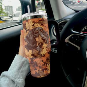 Dachshund Shineful 40oz Stanley Tumbler Autumn STT1505