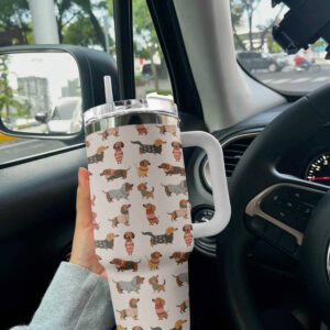 Dachshund Shineful 40oz Stanley Tumbler Cute STT1511