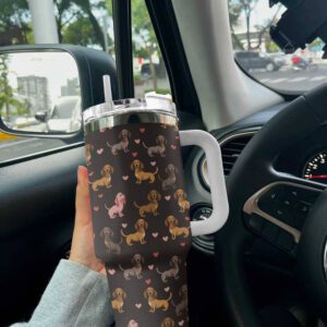 Dachshund Shineful 40oz Stanley Tumbler Lovely STT1521