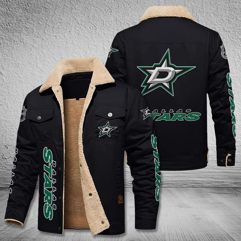 Dallas-Stars-Fleece-Cargo-Jacket-Winter-Jacket-FCJ1604-1
