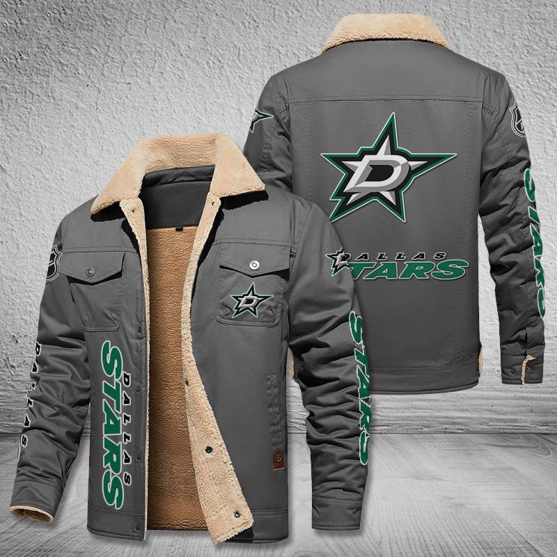 Dallas-Stars-Fleece-Cargo-Jacket-Winter-Jacket-FCJ1604-4