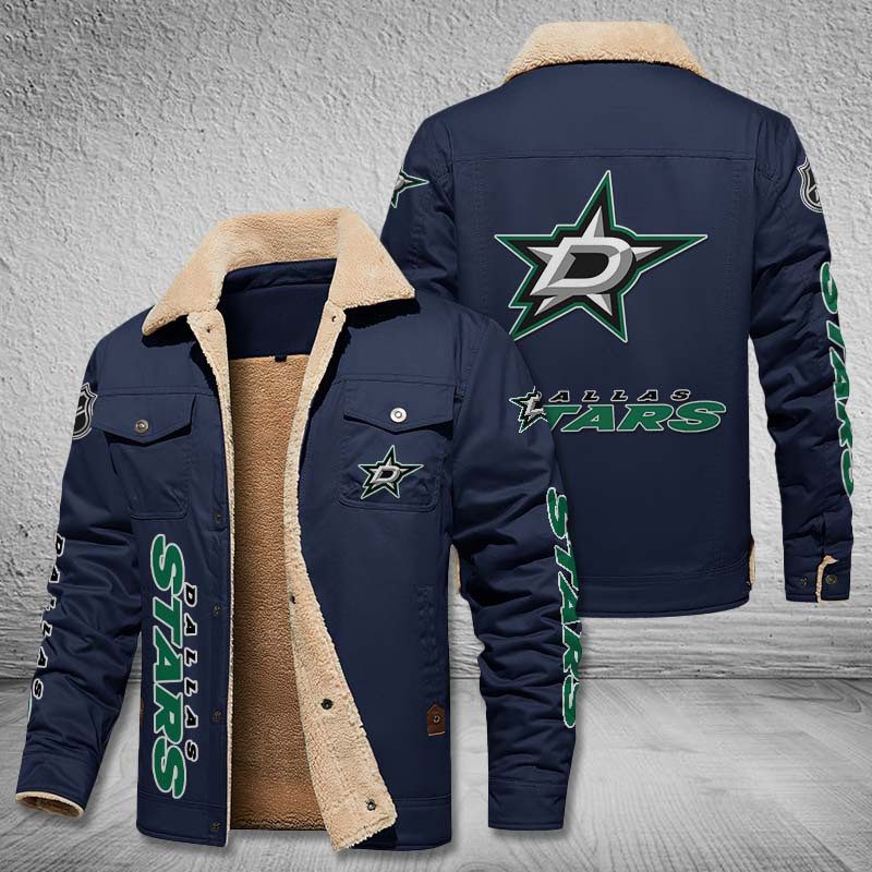 Dallas-Stars-Fleece-Cargo-Jacket-Winter-Jacket-FCJ1604-5