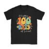 Happy 100 Days Of School Retro Groovy Teacher Student Kids Unisex T-Shirt TH1006