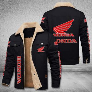 Honda Motorcycle Fleece Cargo Jacket Winter Jacket FCJ1624