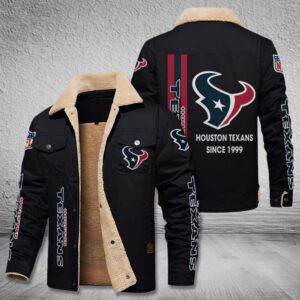 Houston Texans Fleece Cargo Jacket Winter Jacket FCJ1732