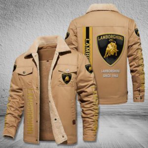 Lamborghini Fleece Cargo Jacket Winter Jacket FCJ1906
