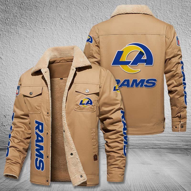 Los-Angeles-Rams-Fleece-Cargo-Jacket-Winter-Jacket-FCJ1704-1