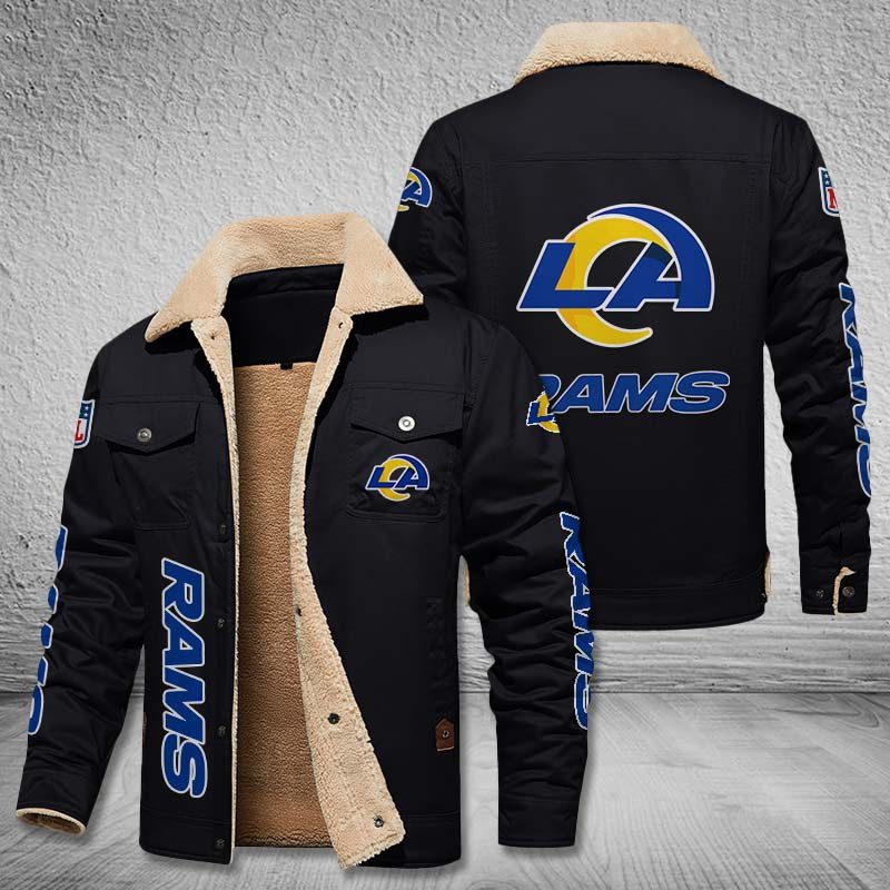 Los-Angeles-Rams-Fleece-Cargo-Jacket-Winter-Jacket-FCJ1704-2