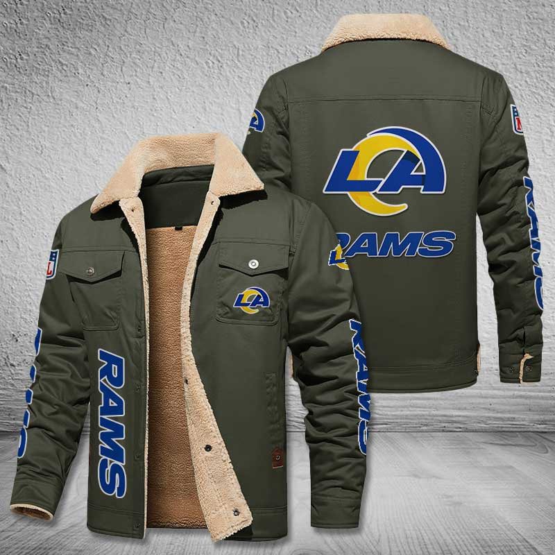 Los-Angeles-Rams-Fleece-Cargo-Jacket-Winter-Jacket-FCJ1704-5