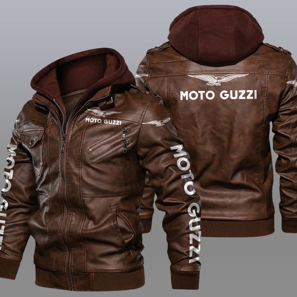 Moto-Guzzi-Black-Brown-Leather-Jacket-LIZ094-1