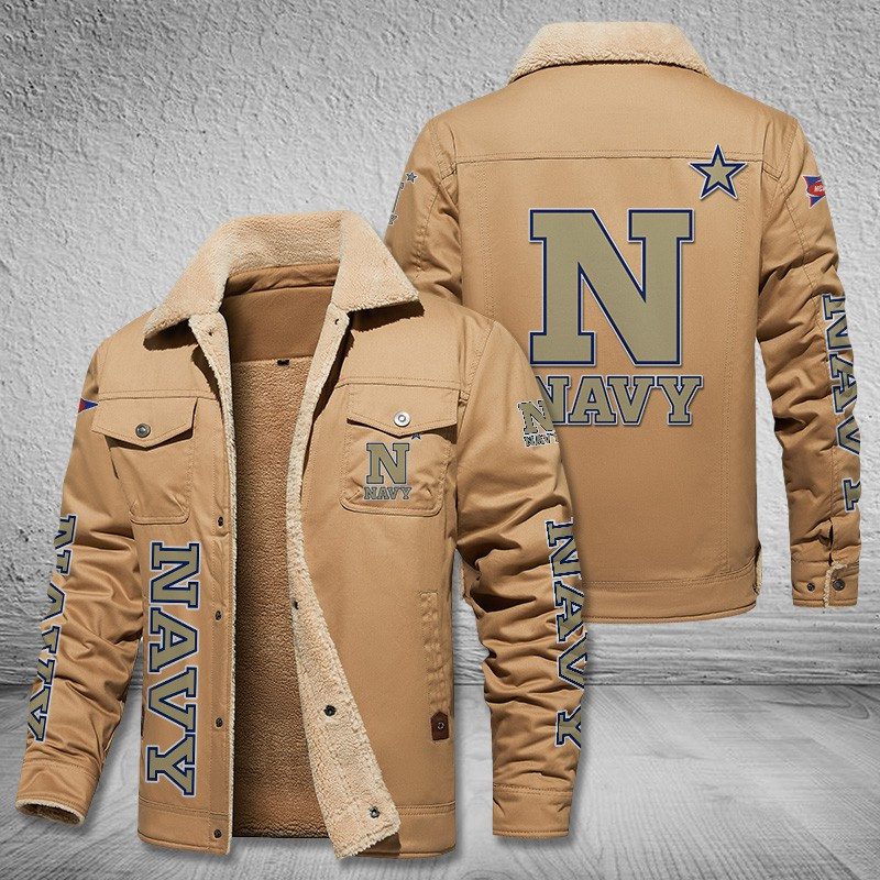 Navy-Midshipmen-Fleece-Cargo-Jacket-Winter-Jacket-FCJ2016-3
