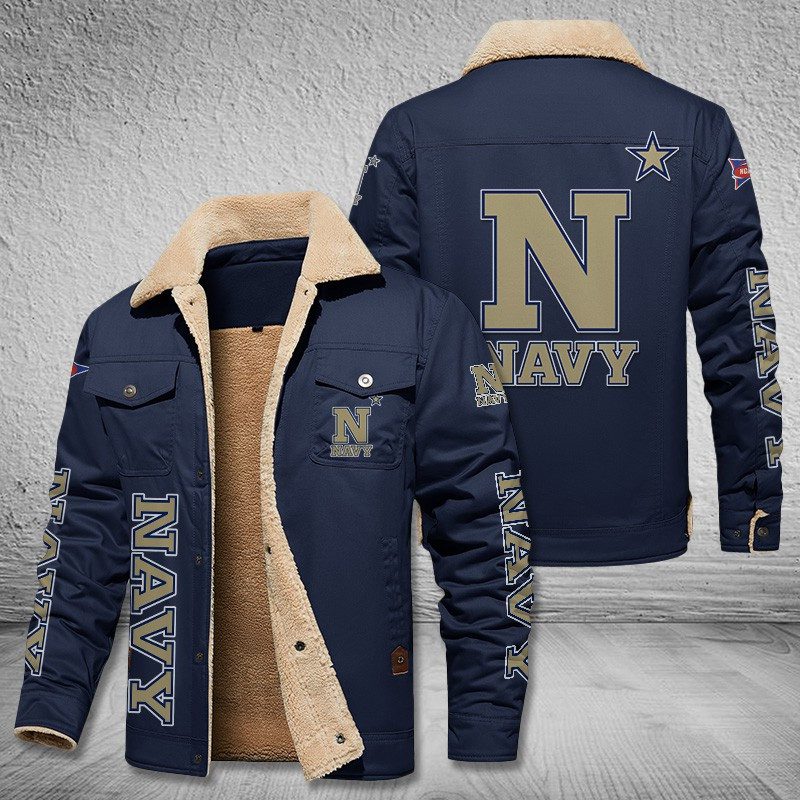 Navy-Midshipmen-Fleece-Cargo-Jacket-Winter-Jacket-FCJ2016-4