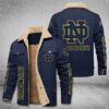 Notre Dame Fighting Irish Fleece Cargo Jacket Winter Jacket FCJ1998