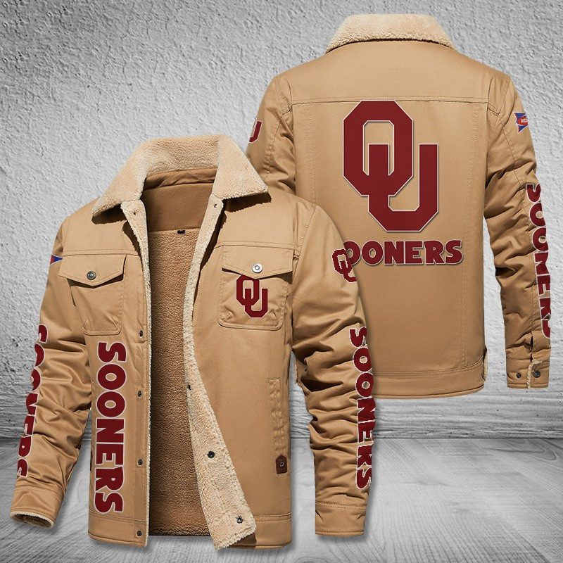 Oklahoma-Sooners-Fleece-Cargo-Jacket-Winter-Jacket-FCJ1989-2