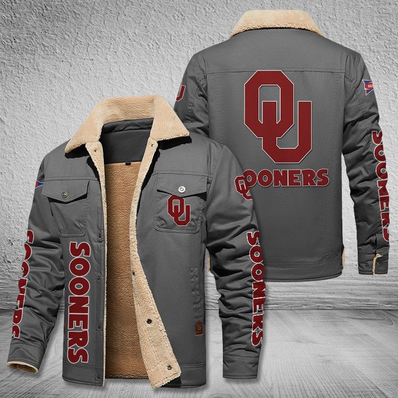 Oklahoma-Sooners-Fleece-Cargo-Jacket-Winter-Jacket-FCJ1989-3