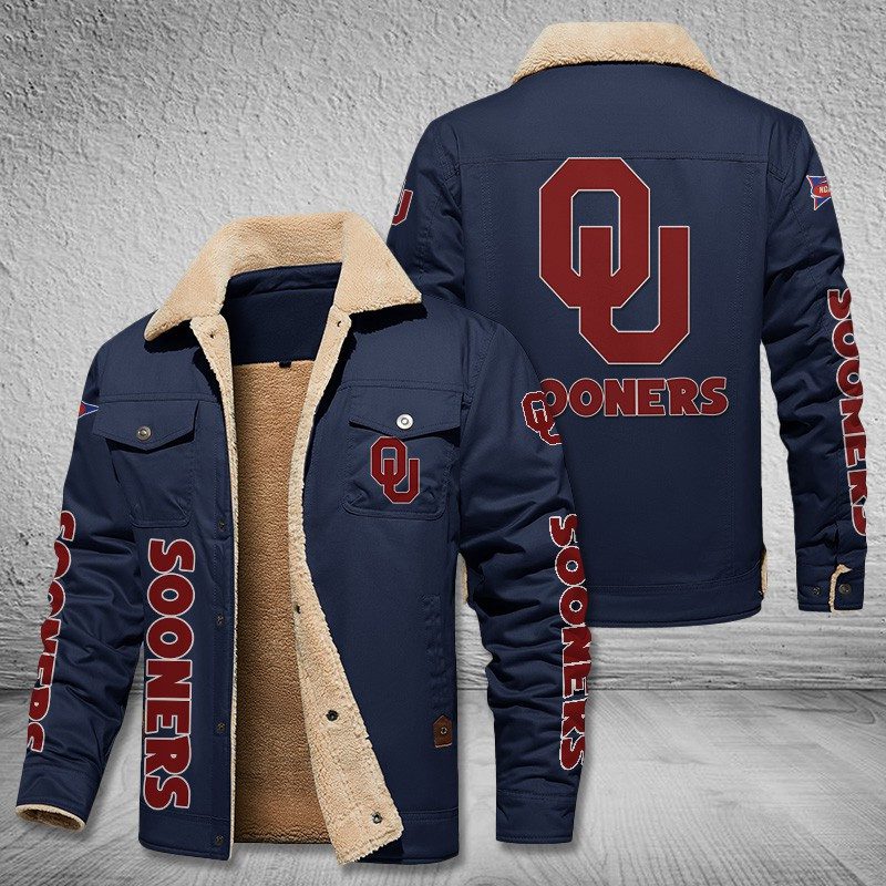 Oklahoma-Sooners-Fleece-Cargo-Jacket-Winter-Jacket-FCJ1989-4