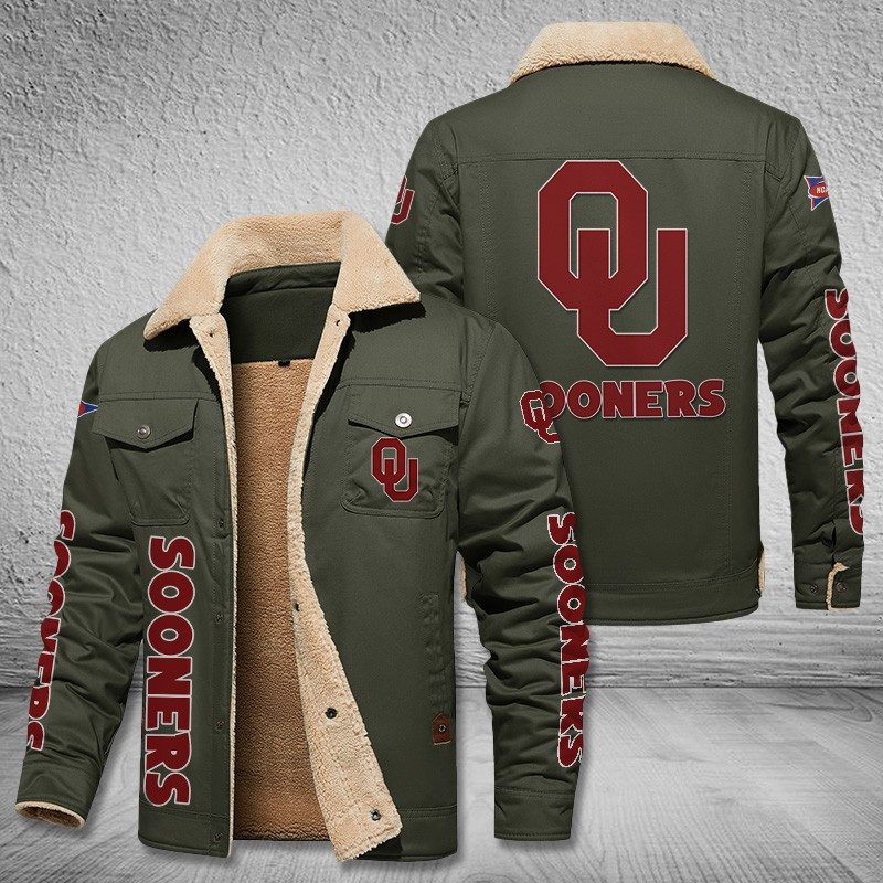 Oklahoma-Sooners-Fleece-Cargo-Jacket-Winter-Jacket-FCJ1989-5