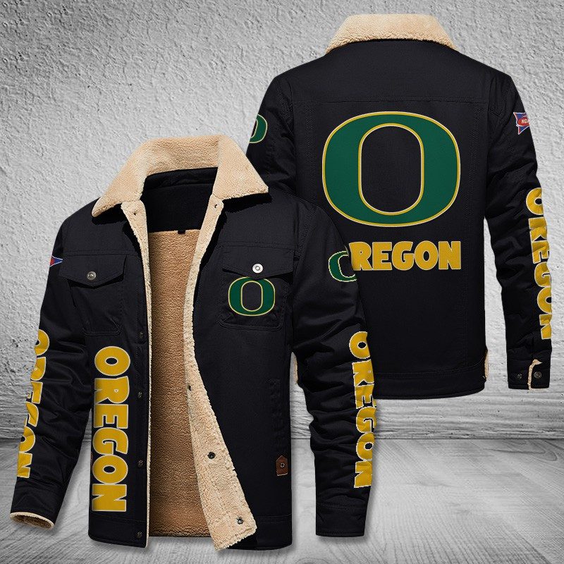 Oregon-Ducks-Fleece-Cargo-Jacket-Winter-Jacket-FCJ2001-1