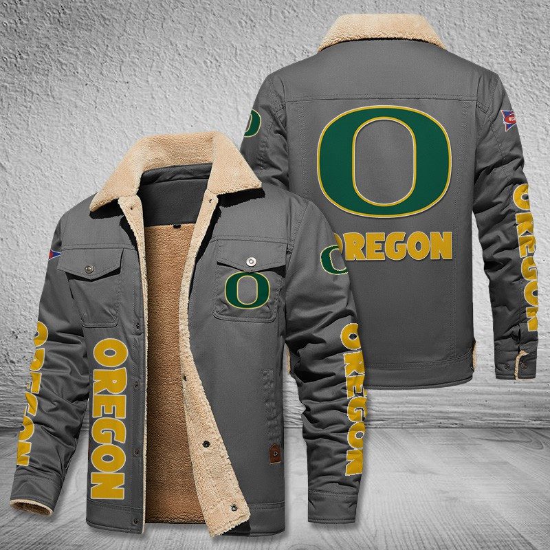 Oregon-Ducks-Fleece-Cargo-Jacket-Winter-Jacket-FCJ2001-4