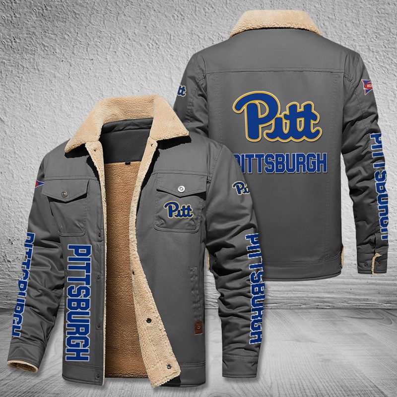 Pittsburgh-Panthers-Fleece-Cargo-Jacket-Winter-Jacket-FCJ1992-4