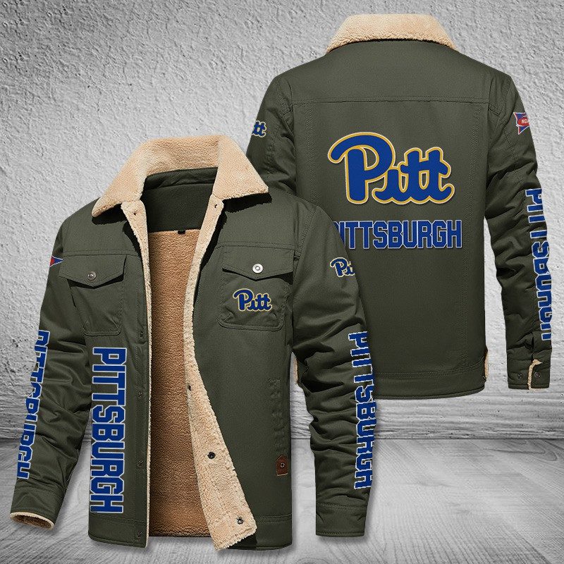 Pittsburgh-Panthers-Fleece-Cargo-Jacket-Winter-Jacket-FCJ1992-5