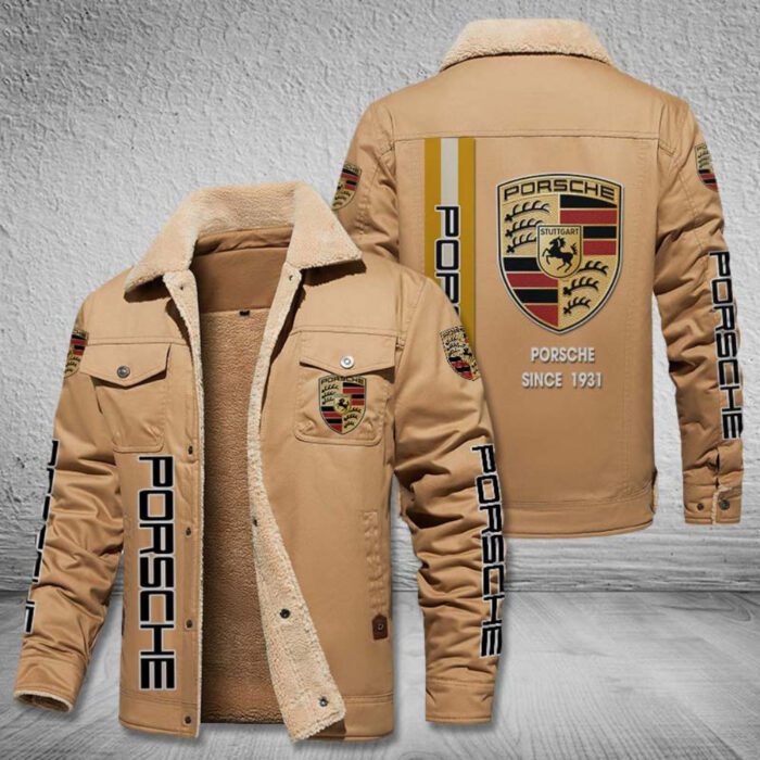 Porsche Fleece Cargo Jacket Winter Jacket FCJ1933