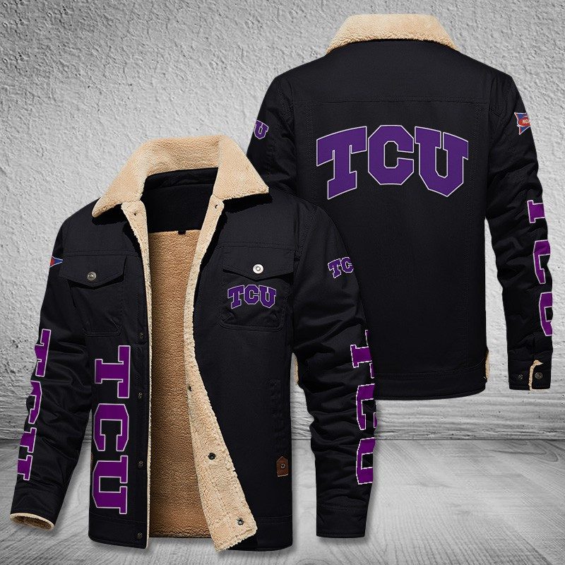 Tcu-Horned-Frogs-Fleece-Cargo-Jacket-Winter-Jacket-FCJ2013 Tcu Horned Frogs Fleece Cargo Jacket Winter Jacket FCJ2013