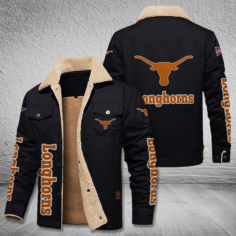 Texas-Longhorns-Fleece-Cargo-Jacket-Winter-Jacket-FCJ1987-1