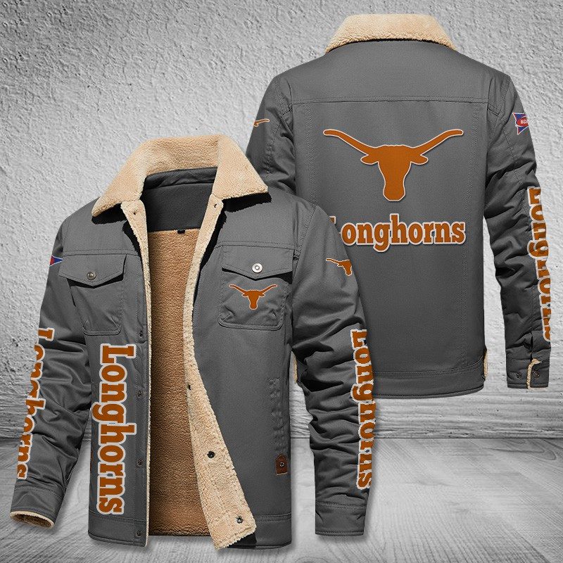 Texas-Longhorns-Fleece-Cargo-Jacket-Winter-Jacket-FCJ1987-3