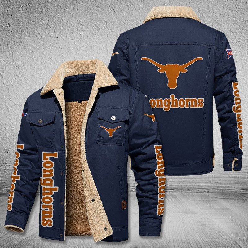 Texas-Longhorns-Fleece-Cargo-Jacket-Winter-Jacket-FCJ1987-4