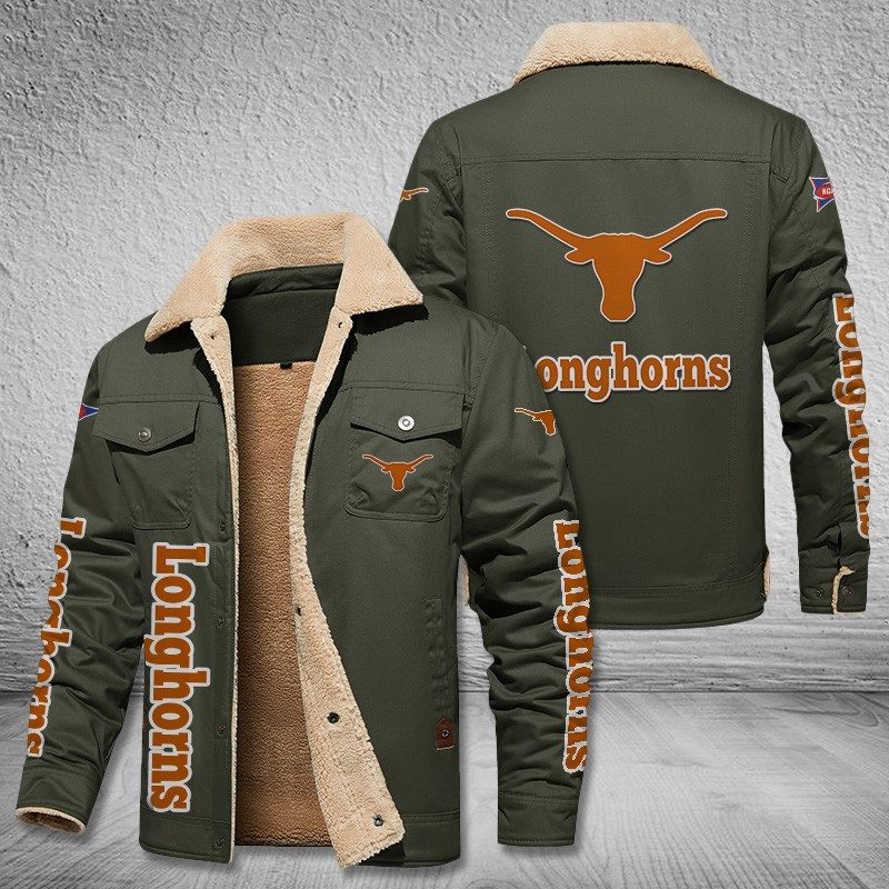 Texas-Longhorns-Fleece-Cargo-Jacket-Winter-Jacket-FCJ1987-5