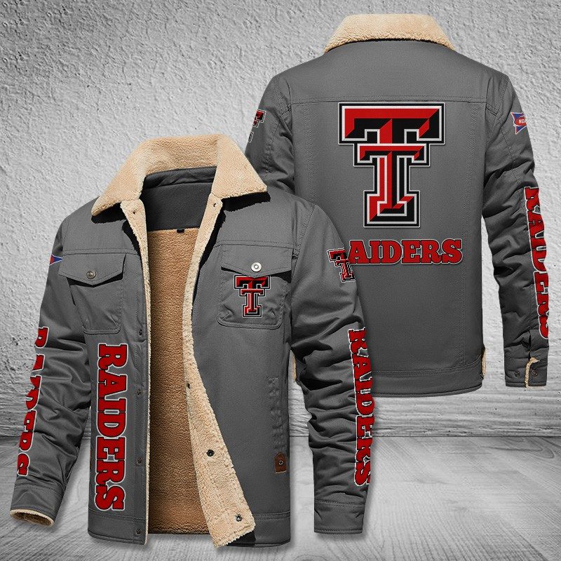 Texas-Tech-Red-Raiders-Fleece-Cargo-Jacket-Winter-Jacket-FCJ2009-3