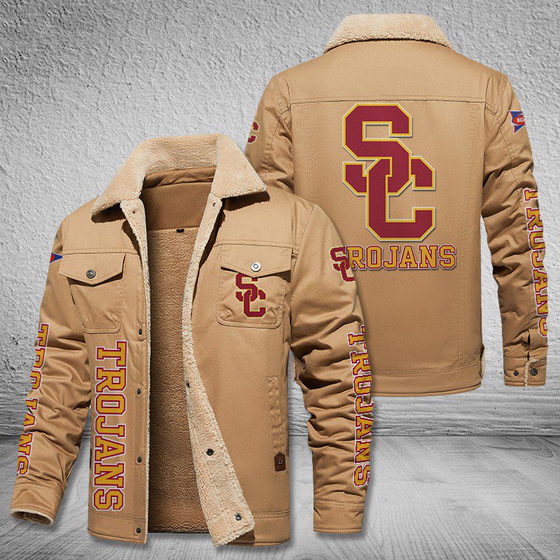 Usc-Trojans-Fleece-Cargo-Jacket-Winter-Jacket-FCJ2000-2
