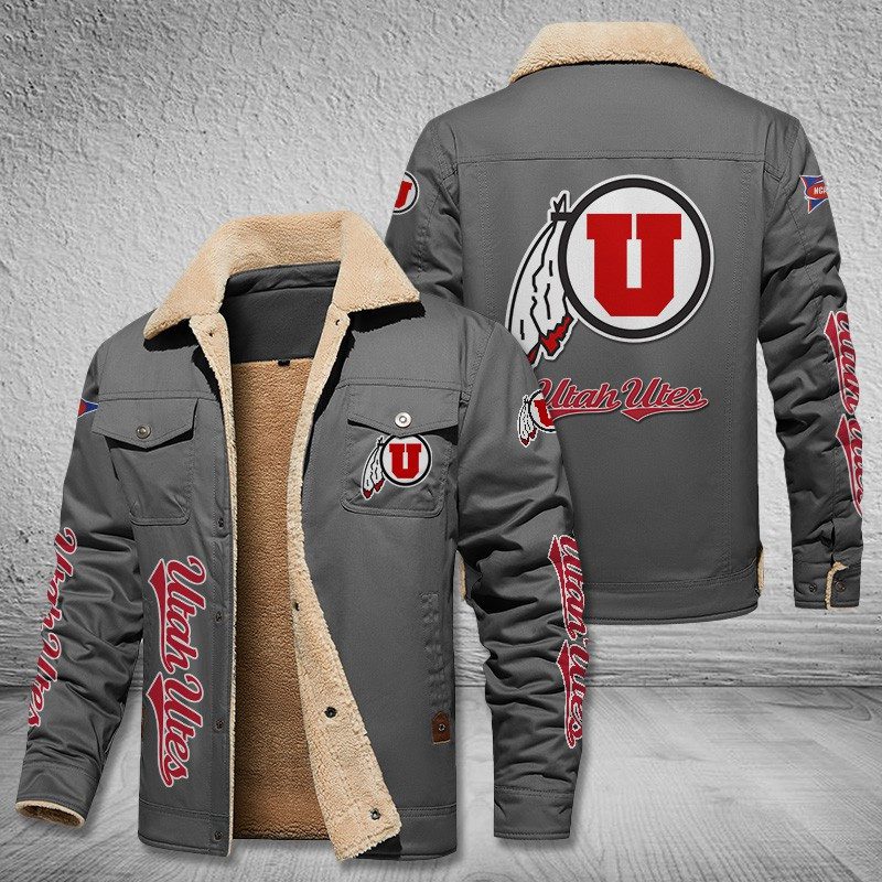 Utah-Utes-Fleece-Cargo-Jacket-Winter-Jacket-FCJ2003-3