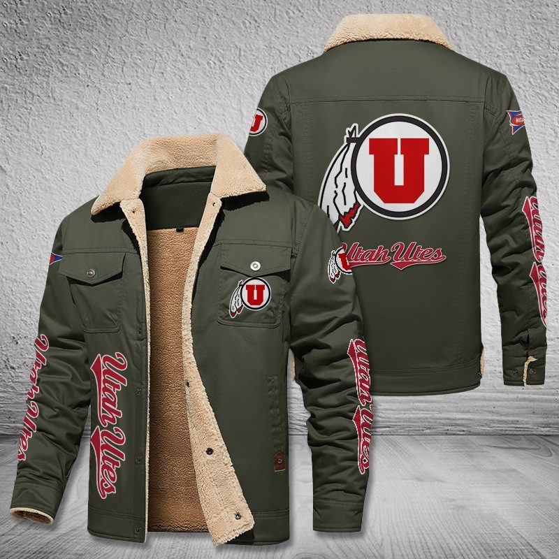 Utah-Utes-Fleece-Cargo-Jacket-Winter-Jacket-FCJ2003-5