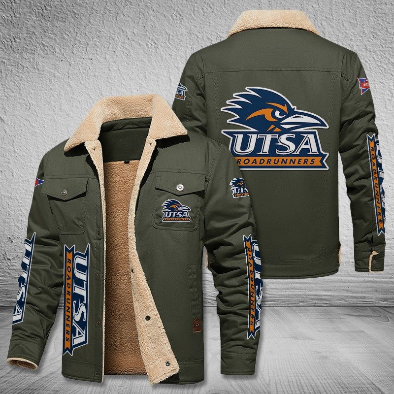 Utsa-Roadrunners-Fleece-Cargo-Jacket-Winter-Jacket-FCJ1984-5